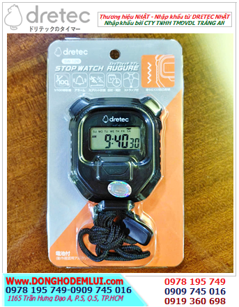 DRETEC SW-126BK, Đồng hồ bấm giờ DRETEC SW-126BK chính hãng